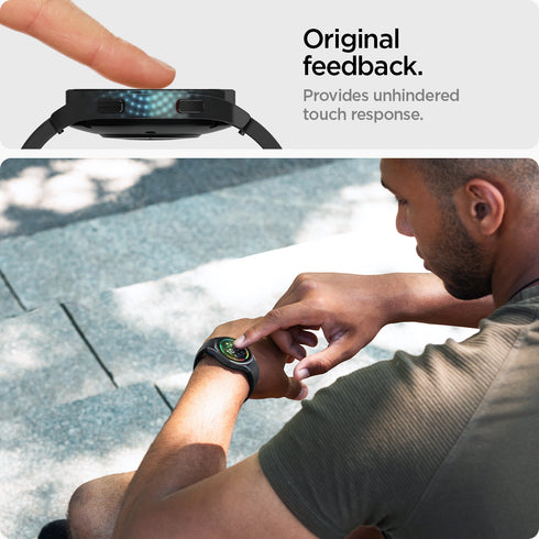 Spigen מגן מסך ל-Galaxy Watch 5/4 (44mm) – GLAS.tR EZ Fit (2 יחידות)